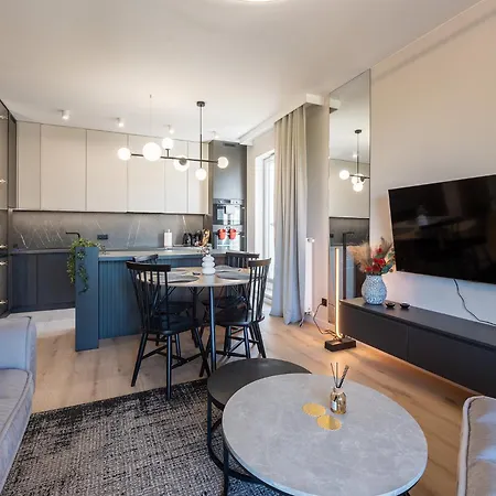Golden Harmony By Aparo - Apartament Premium, Zoo, Atlas Arena, 3 Pokoje, Parking W Cenie, Winda, Balkon, Pokoj Do Pracy